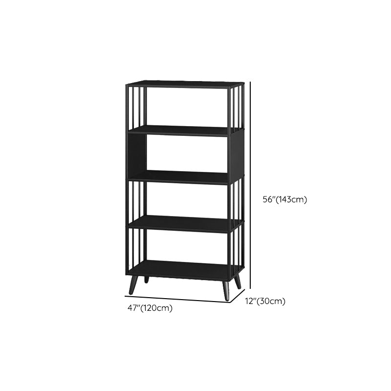 11" W Glam Antique Finish Shelf Bookcase Etagere Metal Bookshelf