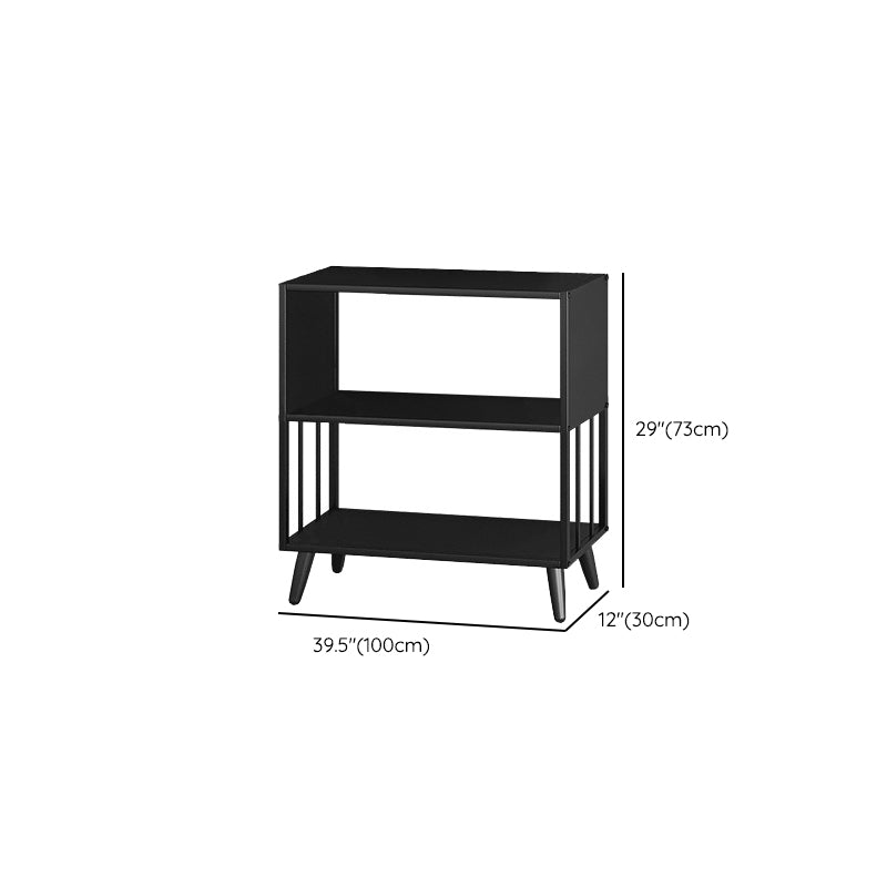 11" W Glam Antique Finish Shelf Bookcase Etagere Metal Bookshelf