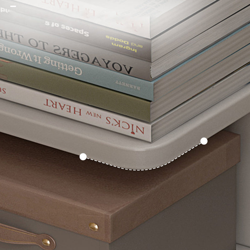 Modern Engineered Wood Bookshelf Standard Bookcase with Shelves