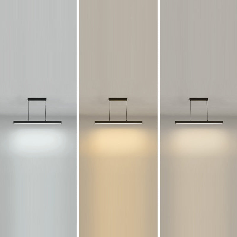 LED Kitchen Island Lighting Contemporary Black/White Ceiling Light for Home