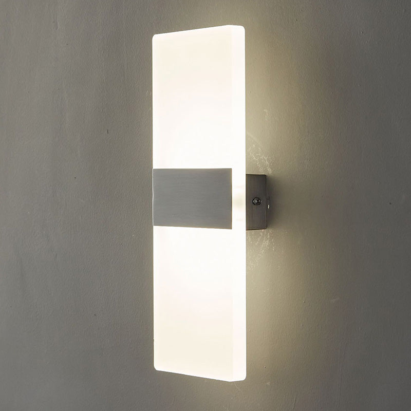 Post-Modern Wall Sconce Rectangular Brass Sconce Lighting for Bedroom