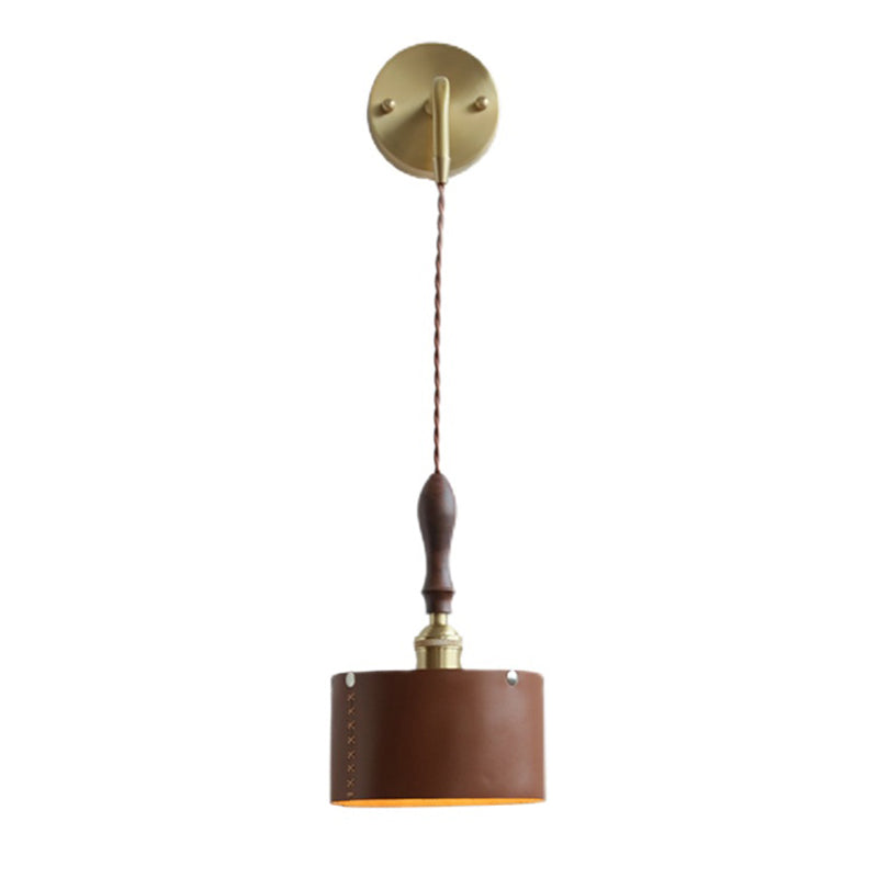 Modernism Wall Hanging Light Brown Sconce Lighting for Bedroom