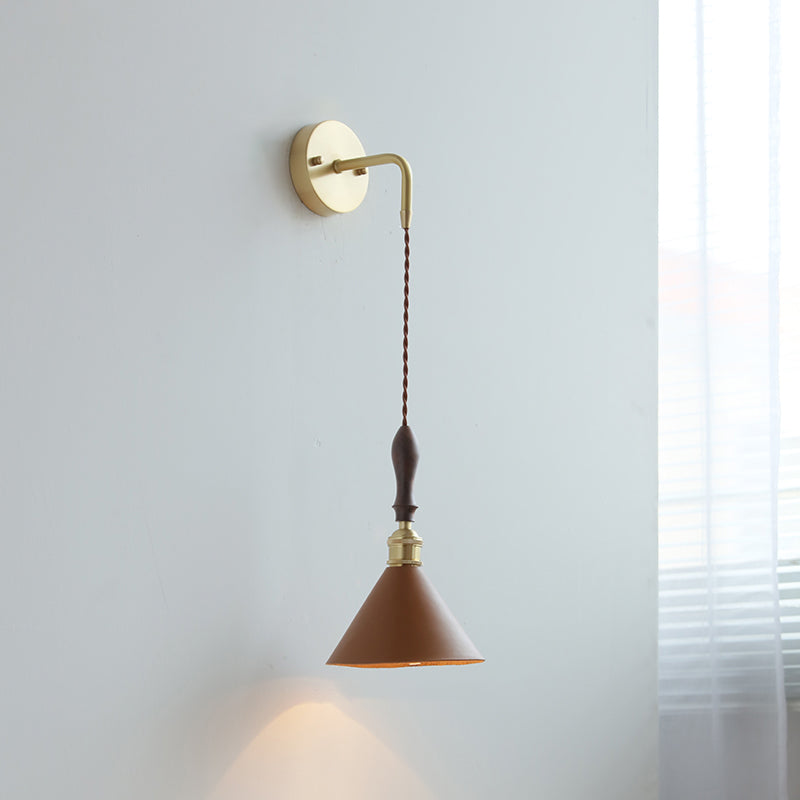 Modernism Wall Hanging Light Brown Sconce Lighting for Bedroom