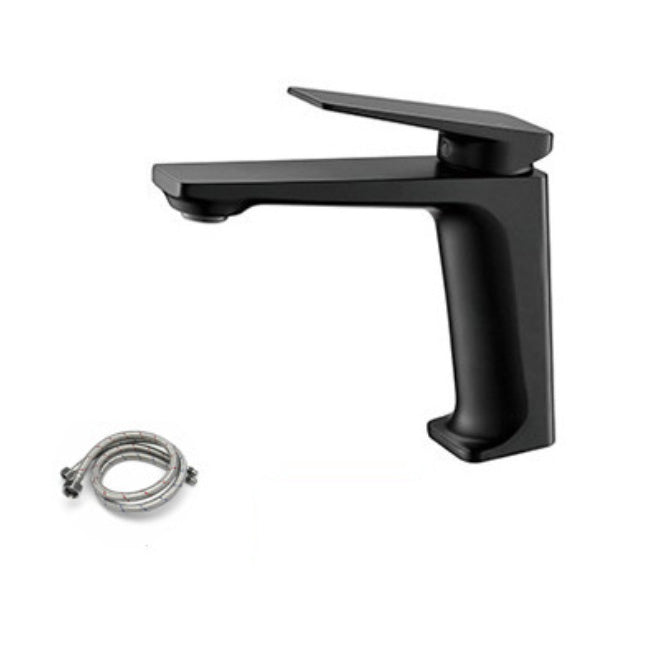 Glam Copper Vessel Faucet Lever Handles Low Arc Vessel Faucet for Bathroom