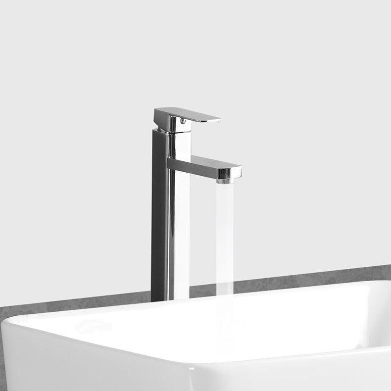 Modern Vessel Bathroom Sink Round Porcelain with Overflow Vessel Lavatory Sink