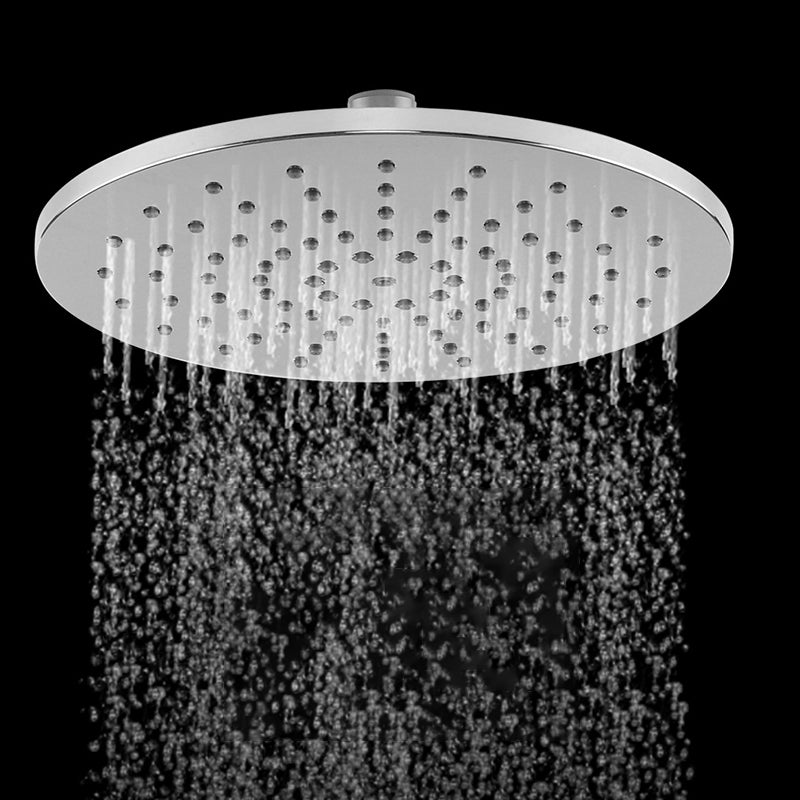 Ceiling and Wall Mounted Shower Head Combo Round Chrome Spray Head