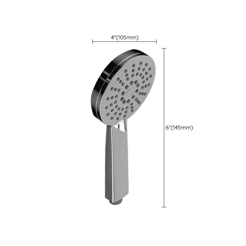 Ceiling and Wall Mounted Shower Head Combo Round Chrome Spray Head