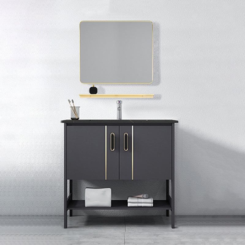 Bathroom Sink Vanity Rectangle Freestanding Mirror Standalone Cabinet Bath Vanity