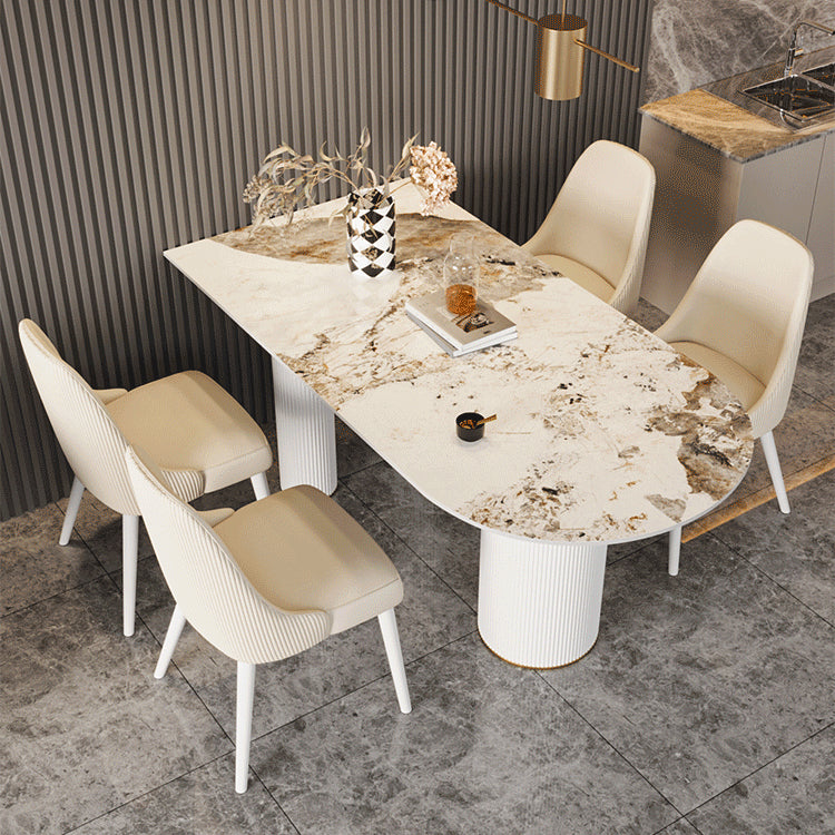 Free Form Stone Dining Table Modern Dining Table for Dining Room
