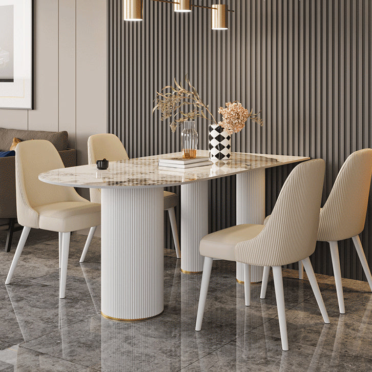 Free Form Stone Dining Table Modern Dining Table for Dining Room
