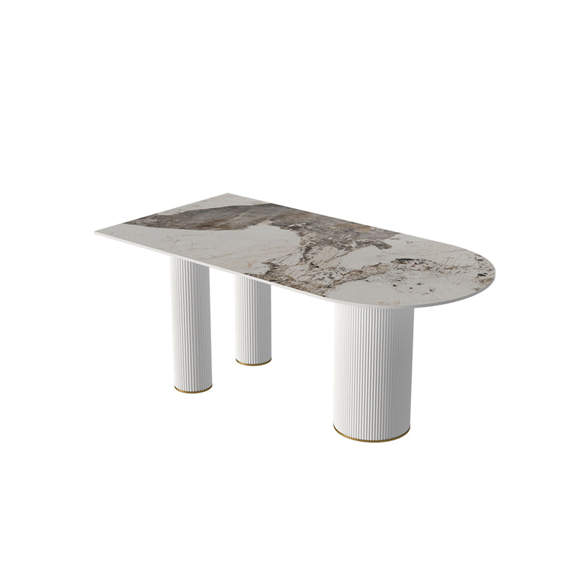 Free Form Stone Dining Table Modern Dining Table for Dining Room