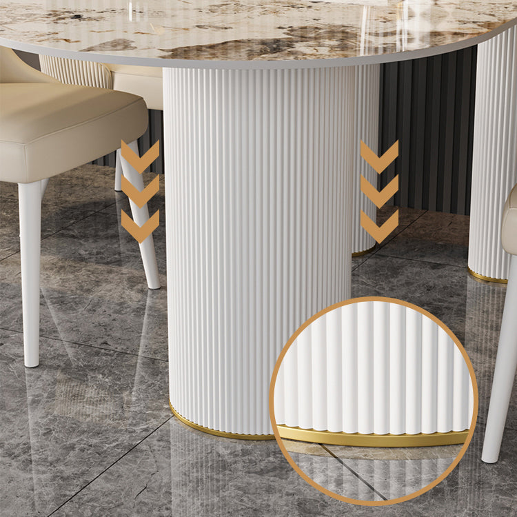 Free Form Stone Dining Table Modern Dining Table for Dining Room