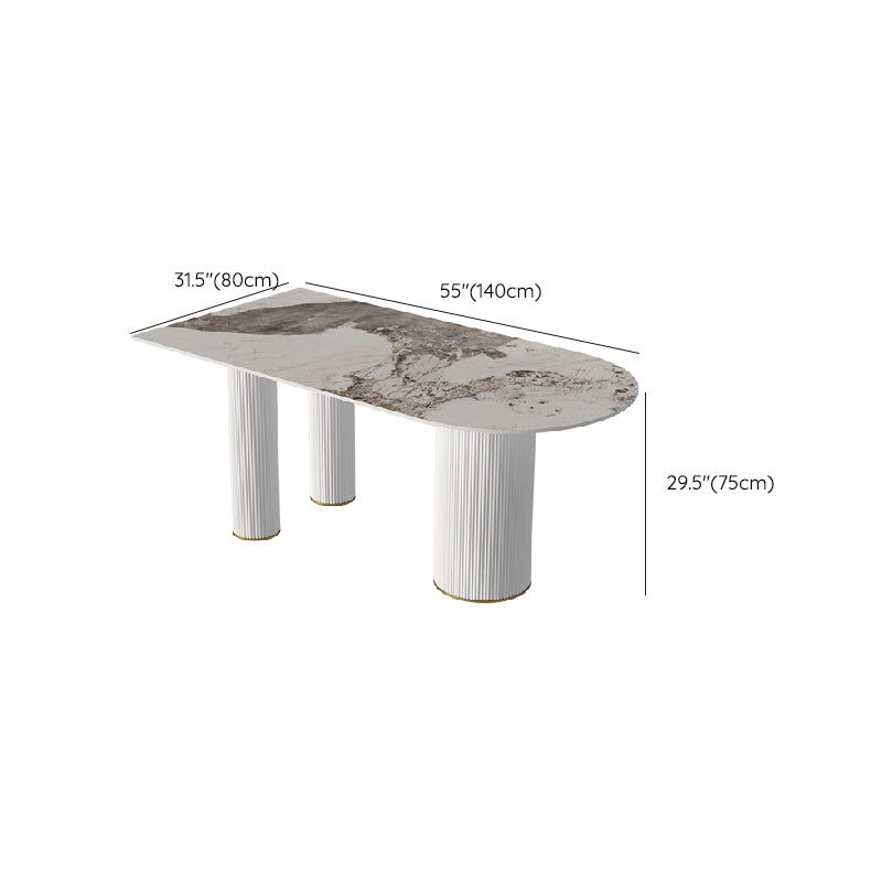 Free Form Stone Dining Table Modern Dining Table for Dining Room