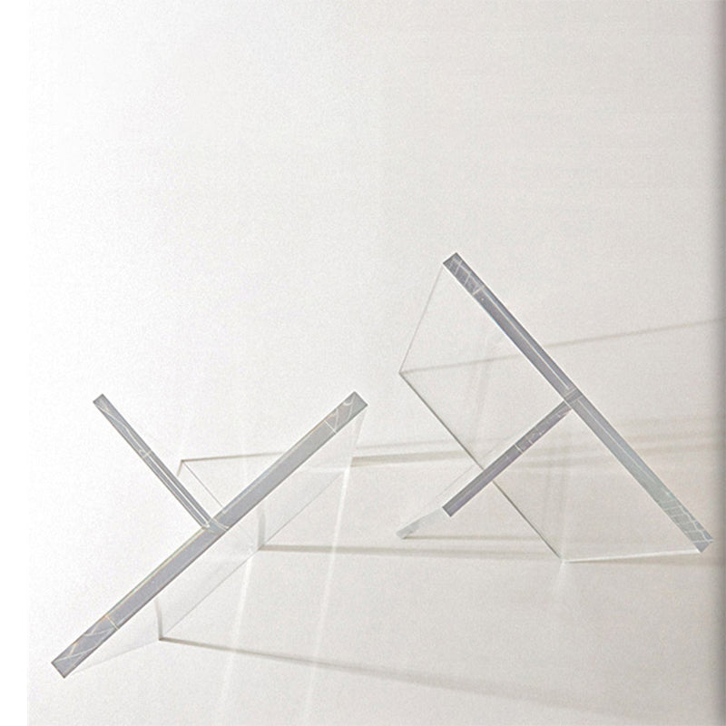 Modern Rectangle Dining Table Wooden Table with Plastic Legs for Home