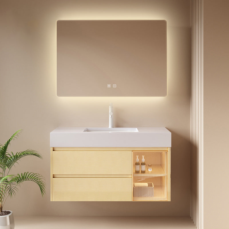 Contemporary Wood Sink Cabinet Bathroom Vanity Cabinet with Storage