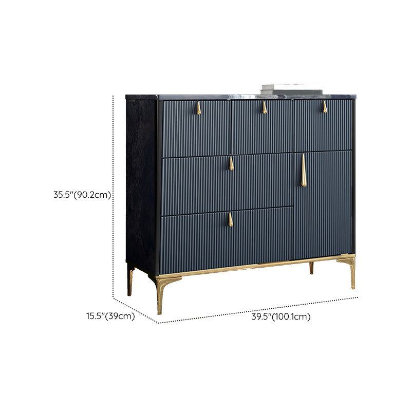 15.21-inch W Classic Glam Storage Chest Manufactured Wood Dresser