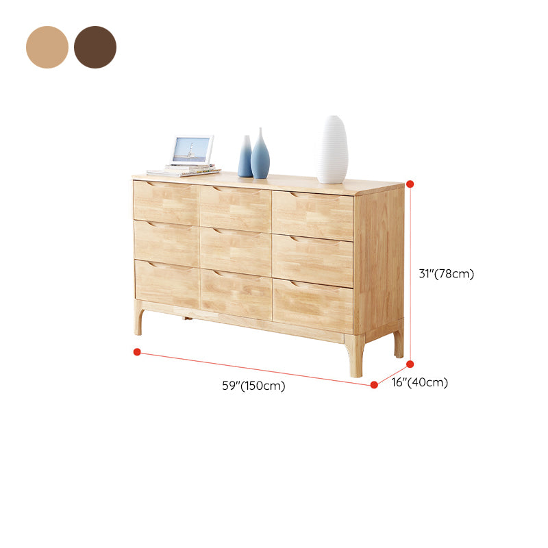 15.6-inch Width Storage Chest Contemporary Solid Wood Dresser