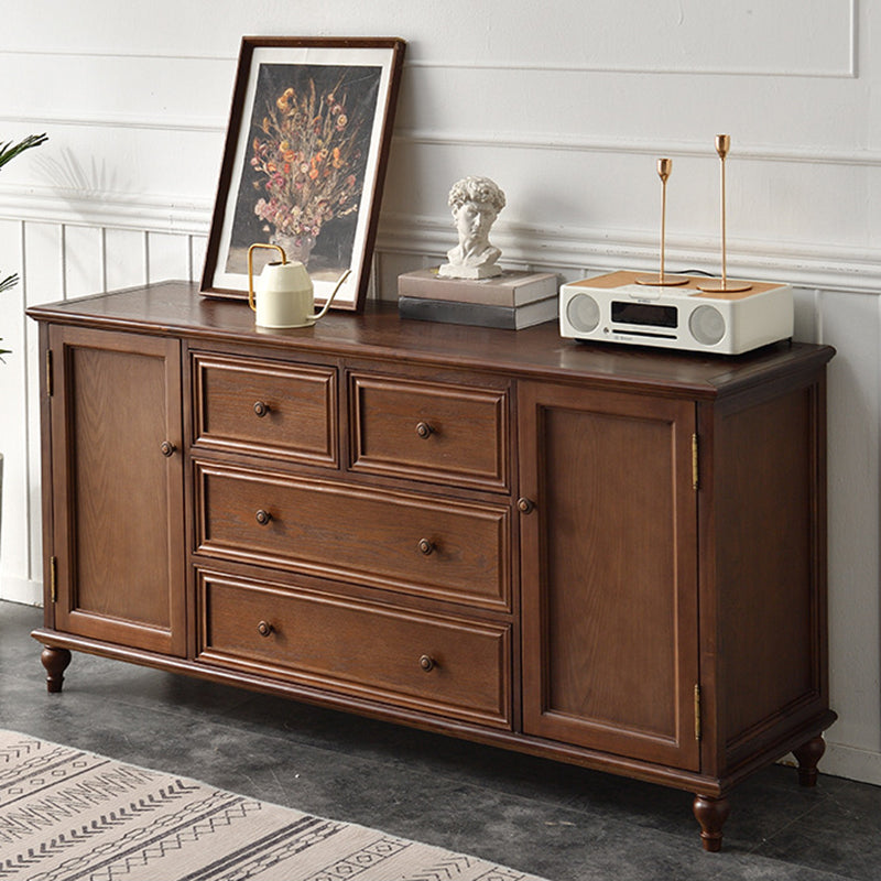 Solid Wood Storage Chest Dresser Traditional Chest with Drawers
