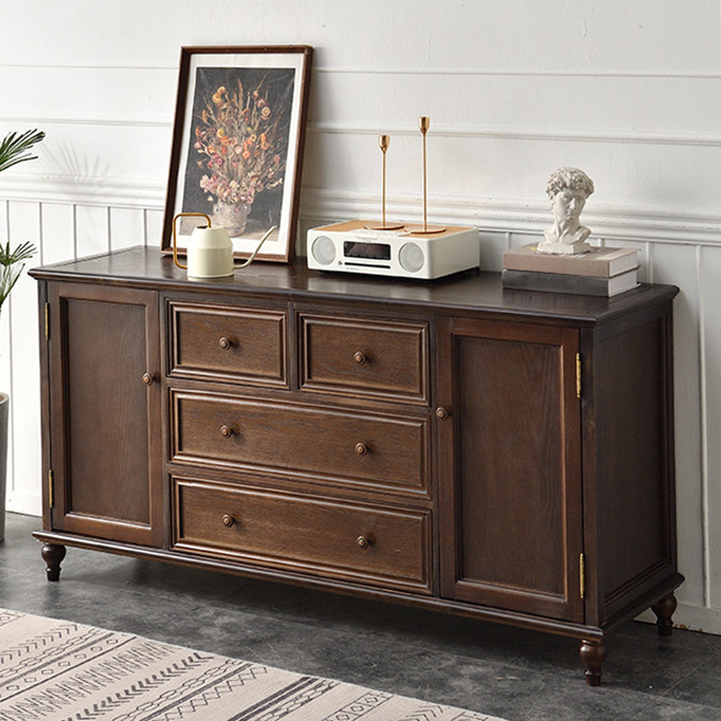 Solid Wood Storage Chest Dresser Traditional Chest with Drawers