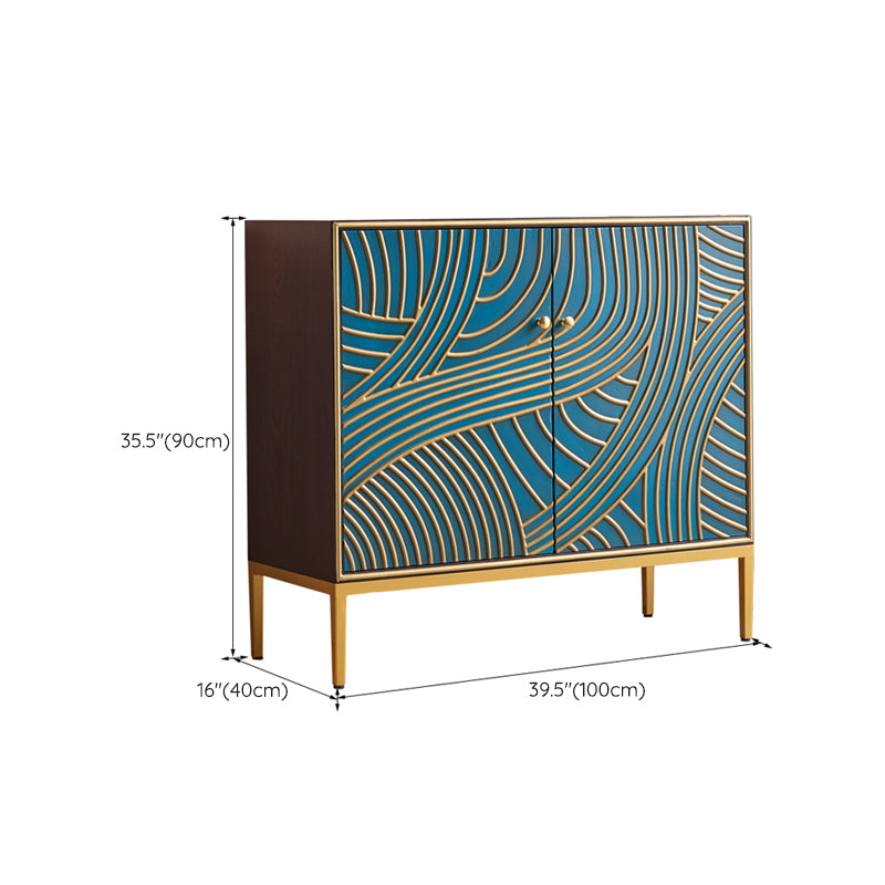 Manufactured Wood Storage Chest Glam Style Storage Chest Dresser