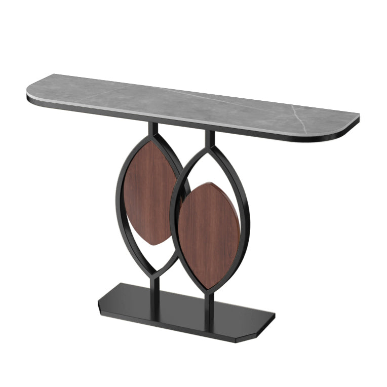 Stone Modern Console Table Scratch Resistant 31.5" Tall End Table