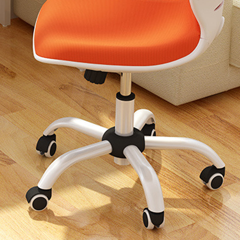 Contemporary Breathable Air Grid Swivel Chair Microfiber Desk Mid Back Chair