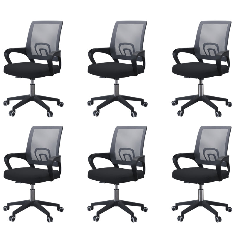 Contemporary Desk Chair Swivel Breathable Air Grid Office Chair