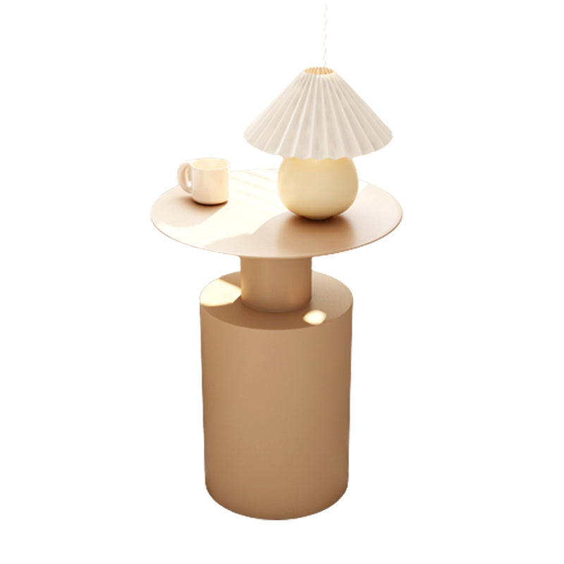 Mid-century Modern Round Side Table 15.75-inch Pedestal End Table