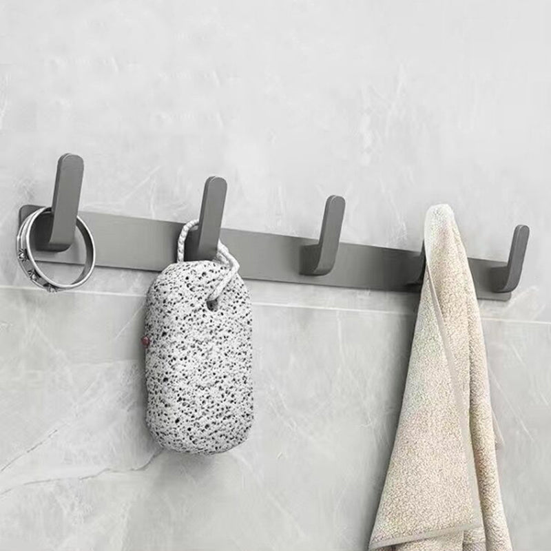 Matte Gray Bathroom Accessory Set Bath Shelf/Towel Bar & Paper Holder Included