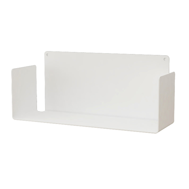 1 Shelf Closed Back Bookshelf Glam Metal Floating Horizontal Bookcase