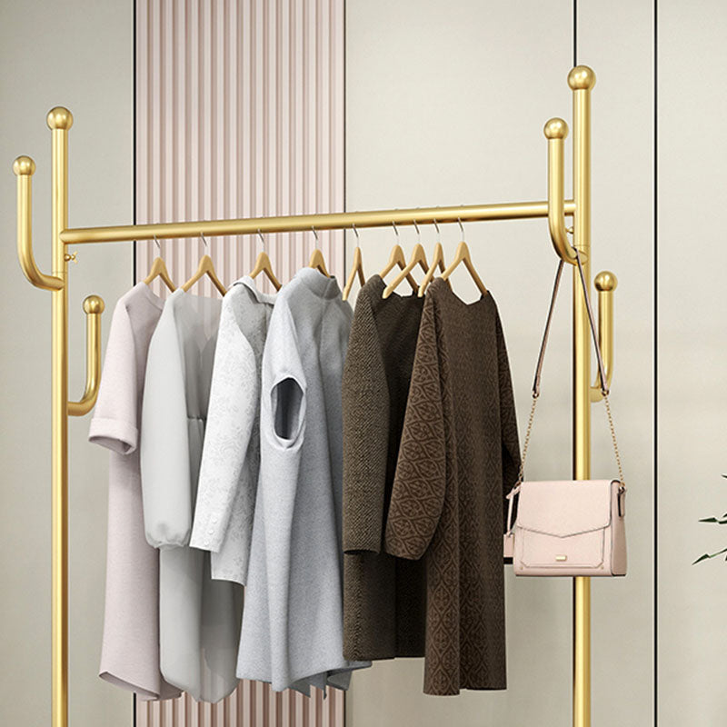Modern Coat Hanger Solid Color Coat Hooks Coat Rack with Storage Shelving