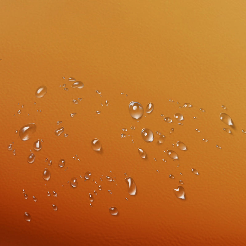 Modern Pouf Ottoman PU Leather Upholstered Solid Color Round Ottoman