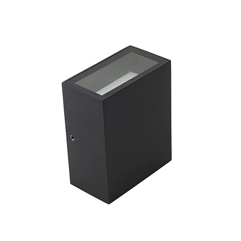Geometric Shape Sconce Modern Style Metal 2 Lights Wall Light in White/Black