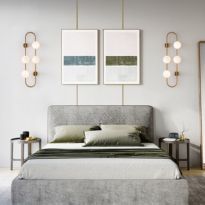 4 Light Unique Shape Wall Light Fixture Modern Wall Mounted Lighting for Living Room