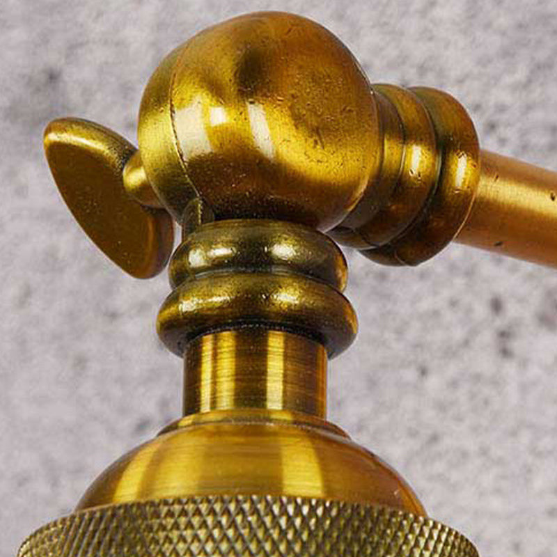 1 Light Wall Mount Lighting Industrial Wall Mounted Lamps in Gold for Living Room