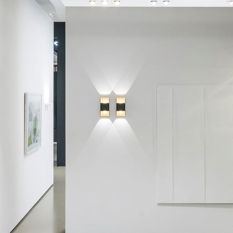 Rectangle 2 - Light Wall Flush Mount Light Modern Aluminum Wall Light