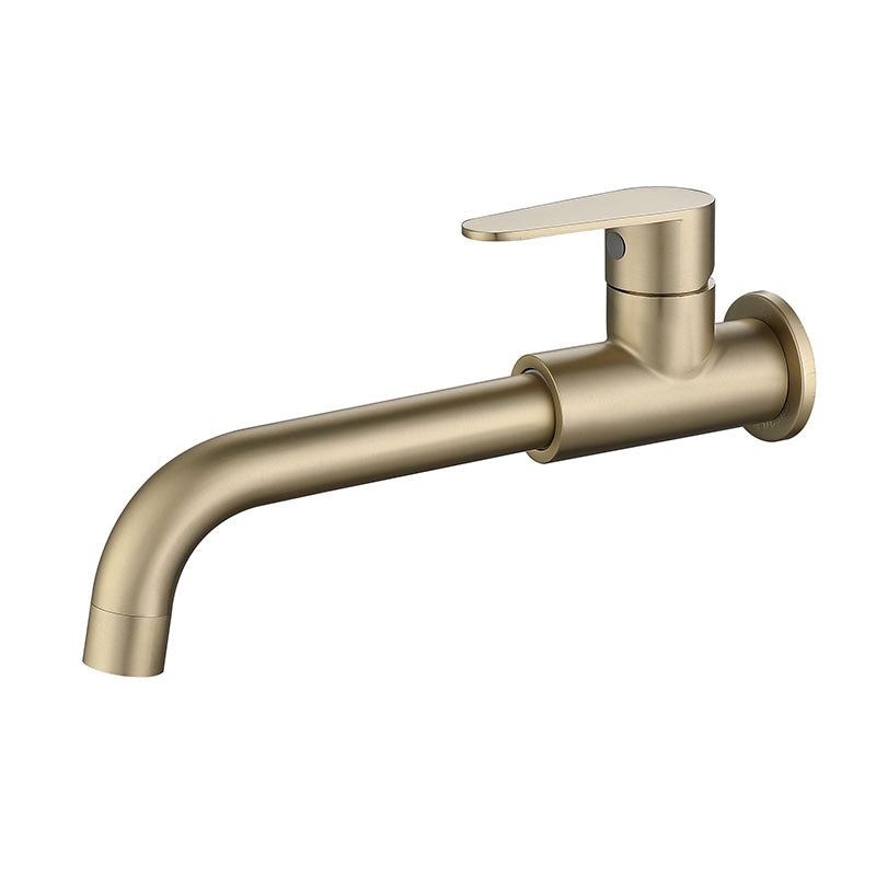 Modern Style Faucet Wall Mounted Single Lever Handle Faucet for Bathroom