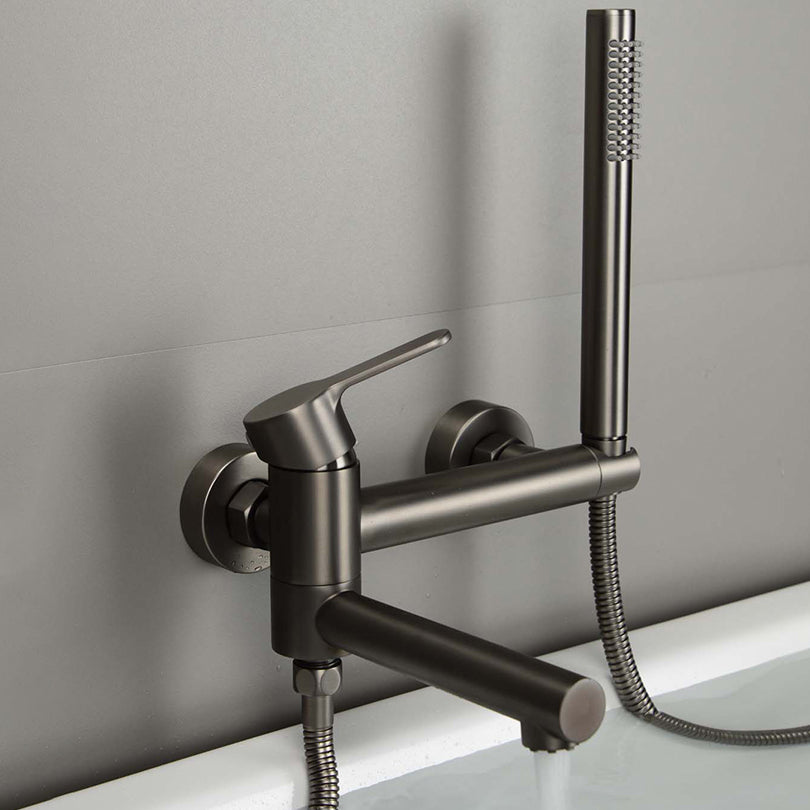 Wall Mounted Bathroom Faucet Contemporary Style Swivel Bathroom Faucet