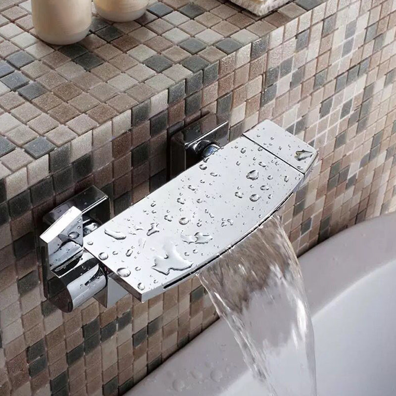 Wall Mounted Bathroom Faucet Modern Style Mental Bathroom Faucet