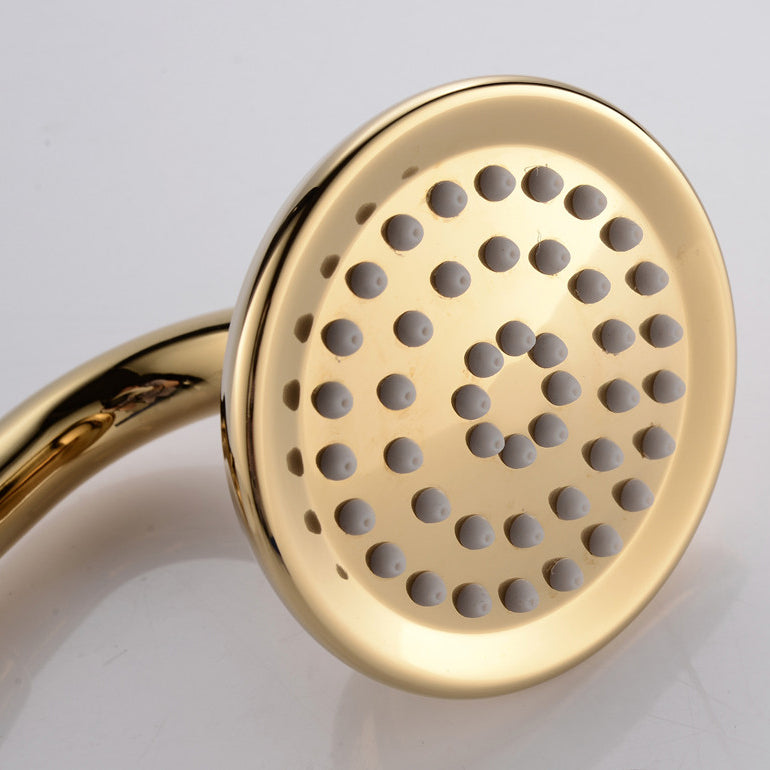 Wall Mounted Bathroom Faucet Metal Swivel Bathroom Faucet with Hand Shower