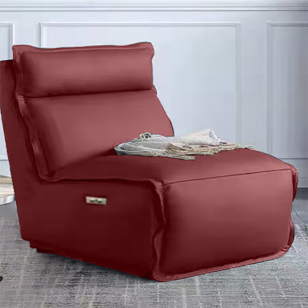 Leather Electric Standard Recliner Modern Minimalist Household Single Recliner