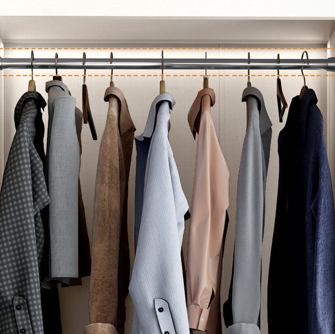 White Colour Wooden Wardrobe Cloth Rod Included Wardrobe Closet with Sliding Doors