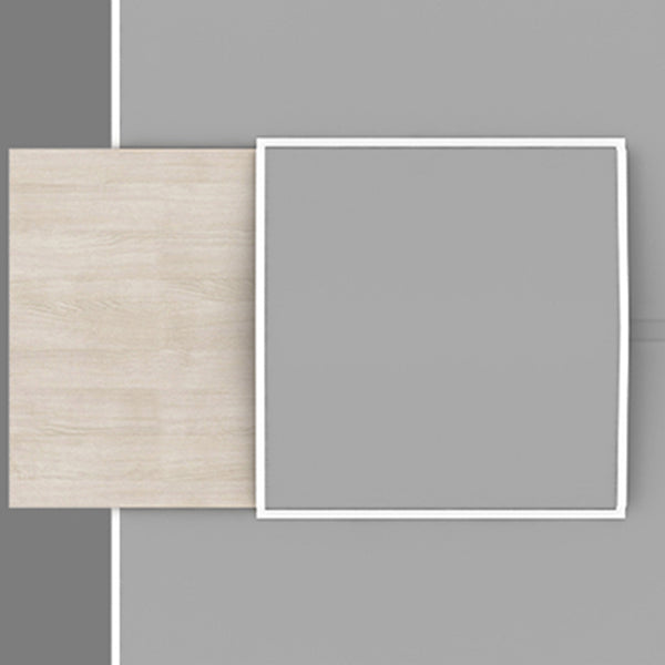 Contemporary Metal Wardrobe for Home Matte Finish Cabinet with Legs