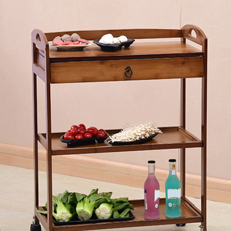 Modern Prep Table Open Storage Dining Room Rectangular Prep Table