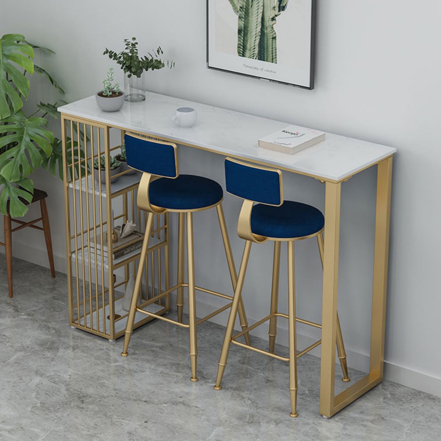 1/2/3/5 Pieces Bar Stool and Table Set Contemporary Bar Table Set