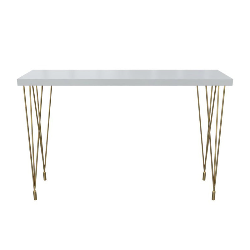 Glam Style Rectangle Counter Set 1/3 Pieces Solid Wood Bistro Set for Indoor