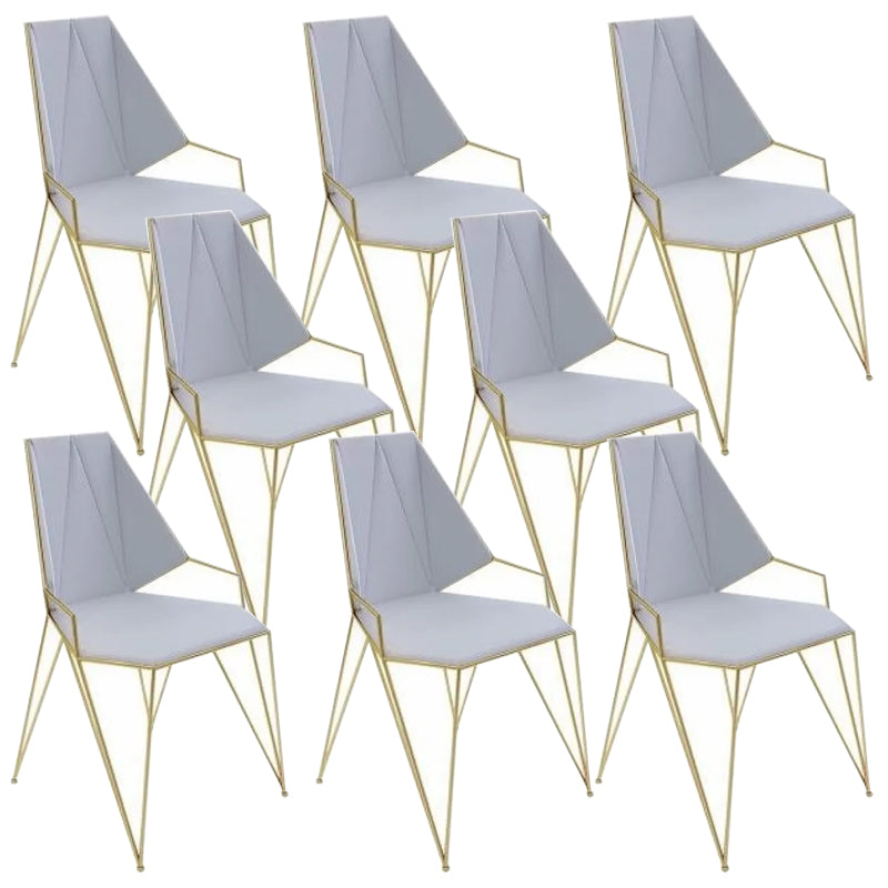 Contemporary Upholstered Dining Arm Chair Faux Leather Kitchen Dining Chair