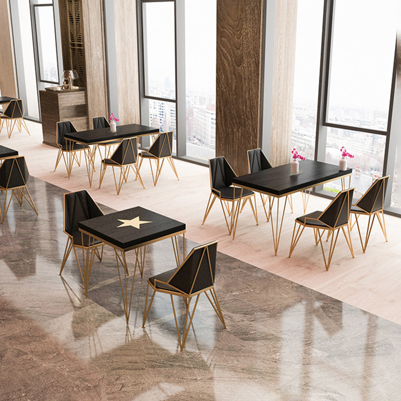 Contemporary Upholstered Dining Arm Chair Faux Leather Kitchen Dining Chair