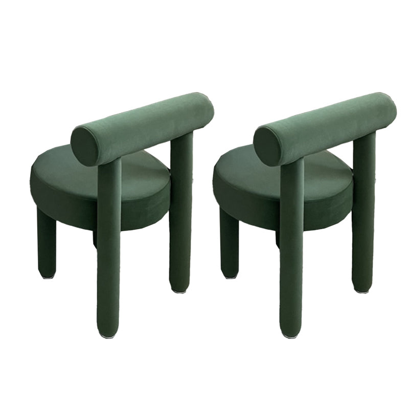 Upholstered Side Chair Open Back Dining Chair for Dining Room