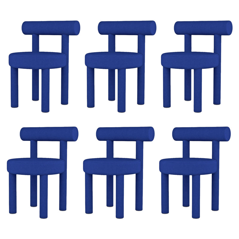 Upholstered Side Chair Open Back Dining Chair for Dining Room